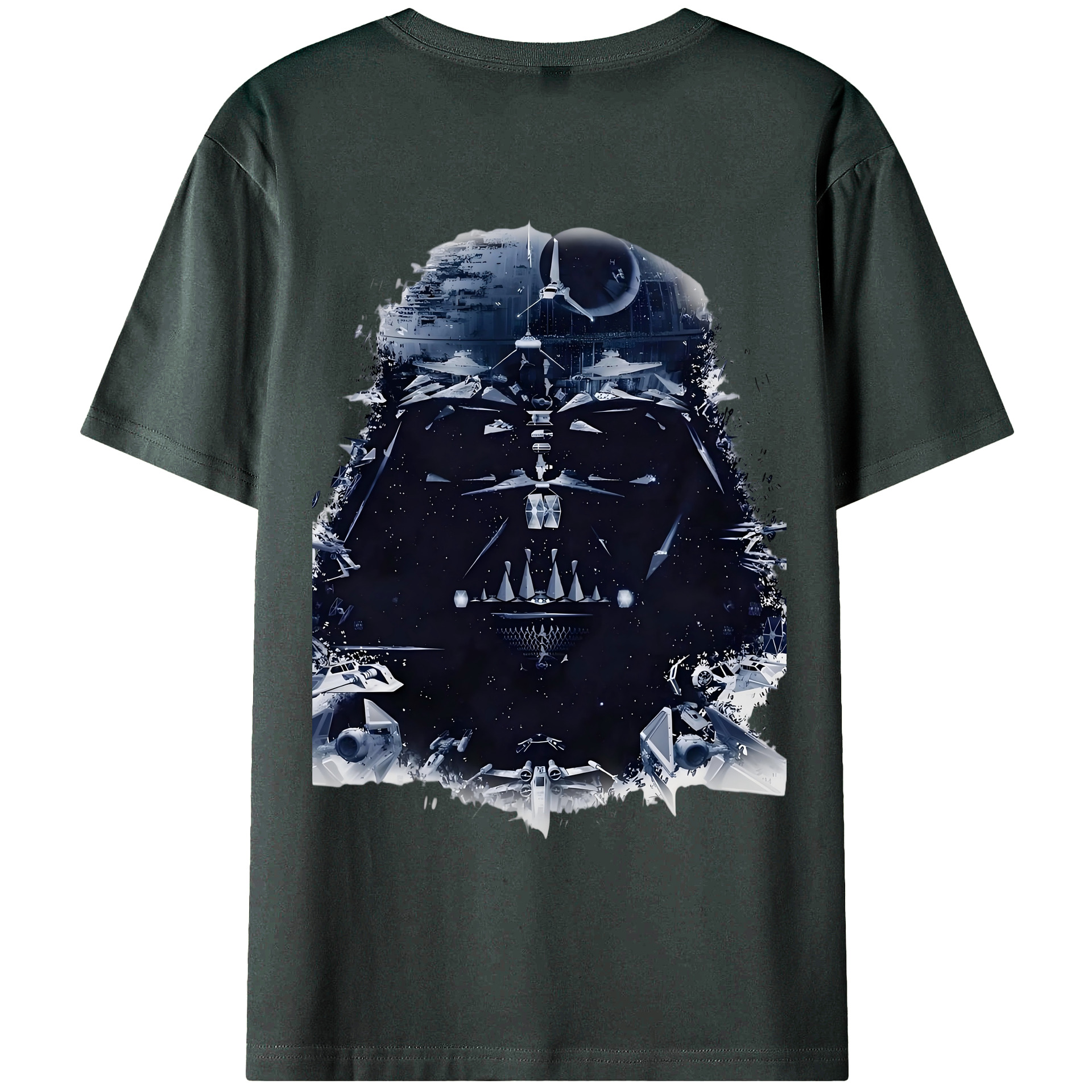 （画像用） スター・ウォーズ Star Wars 綿100％ メンズ半袖Tシャツ（バックプリント） 通気性